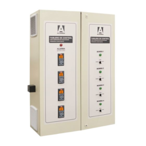 Tablero cuadruplex alternador-simultaneador con variador de frecuencia por motobomba   CVB-4B-15HP-T230